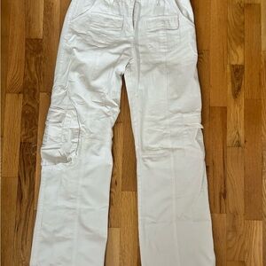 Brandy Melville White Cargo Pants